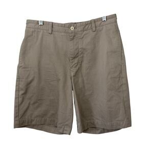 Vineyard Vines Men's Club Shorts Size 32 Beige Casual Golf Pockets 100% Cotton